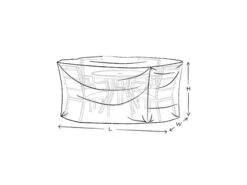 Bramblecrest - 100 & 120cm Round Dining Table Set Cover - Khaki - Alton Garden Centre 9 Bramblecrest - 100 & 120cm Round Dining Table Set Cover - Khaki - Alton Garden Centre -Konstsmidy Shop 120 Cover