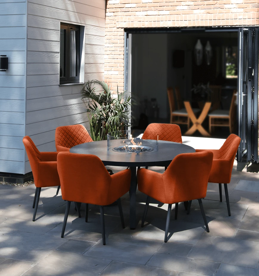 Supremo Mirfield 6-Seat Dining Firepit Set - Alton Garden Centre 3 Supremo Mirfield 6-Seat Dining Firepit Set - Alton Garden Centre