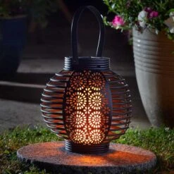 Smart Solar Ferrara Lantern - Alton Garden Centre