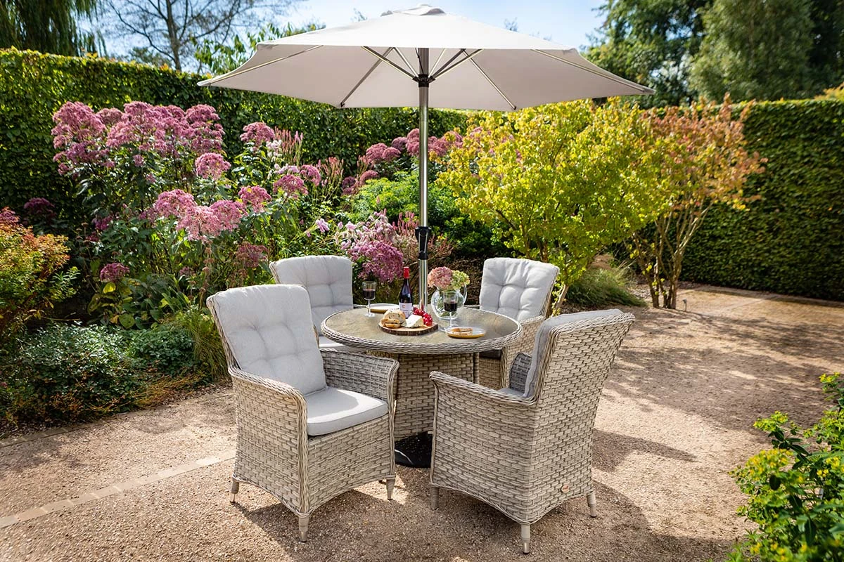 Hartman - Henley 4 Seat Round Dining Set - Alton Garden Centre 3 Hartman - Henley 4 Seat Round Dining Set - Alton Garden Centre