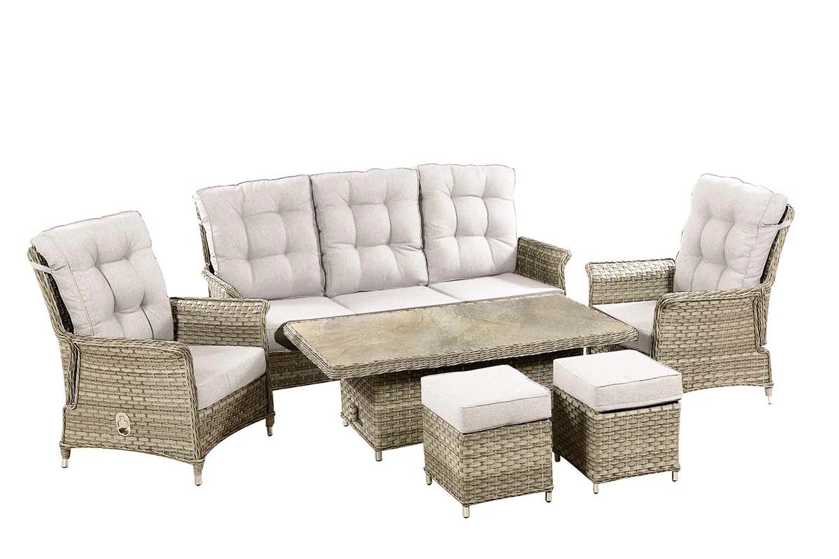 Hartman - Henley 3 Seat Reclining Lounge Set With Height Adjustable Table - Alton Garden Centre 6 Hartman - Henley 3 Seat Reclining Lounge Set With Height Adjustable Table - Alton Garden Centre - Image 4