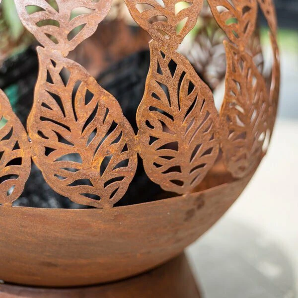 Leaves Globe Firepit - Alton Garden Centre 4 Leaves Globe Firepit - Alton Garden Centre - Image 2