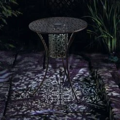 Smart Solar Illumina Silhouette Lit Table - Alton Garden Centre