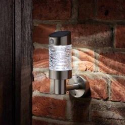 Smart Solar PIR Wave Wall Light - Alton Garden Centre