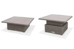 Lifestyle Garden - Bermuda Casual Corner Dining Set With Armchairs & Height Adjustable Table - Alton Garden Centre 12 Lifestyle Garden - Bermuda Casual Corner Dining Set With Armchairs & Height Adjustable Table - Alton Garden Centre -Konstsmidy Shop Bermuda Lift square table 116x116cm open closed 2