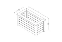 Forest - Cambridge Planter 100×50 - Alton Garden Centre -Konstsmidy Shop CPK10050 4 1