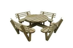Forest - Circular Picnic Table With Seat Backs - Alton Garden Centre 7 Forest - Circular Picnic Table With Seat Backs - Alton Garden Centre -Konstsmidy Shop CPT208SB 2 1 1024x678 1