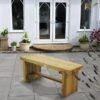 Forest - Double Sleeper Bench – 1.2m - Alton Garden Centre 2 Forest - Double Sleeper Bench – 1.2m - Alton Garden Centre -Konstsmidy Shop DSBEN12 1 1