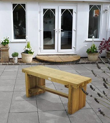 Forest - Double Sleeper Bench – 1.2m - Alton Garden Centre 3 Forest - Double Sleeper Bench – 1.2m - Alton Garden Centre