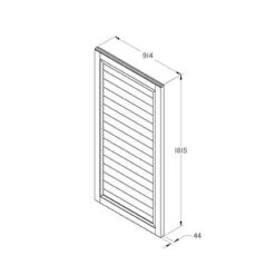 Forest - Lap Gate 6ft (1.82m High) - Alton Garden Centre 7 Forest - Lap Gate 6ft (1.82m High) - Alton Garden Centre -Konstsmidy Shop FLG63 4 1 1