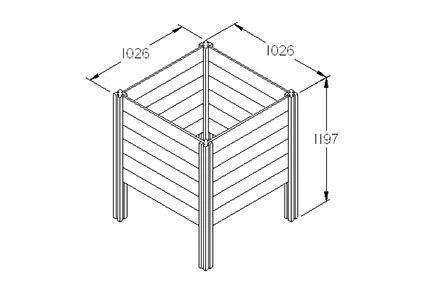 Forest - Slot Down Compost Bin - Alton Garden Centre 4 Forest - Slot Down Compost Bin - Alton Garden Centre - Image 2