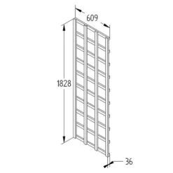 Forest - Heavy Duty Trellis 183 X 61cm - Alton Garden Centre 9 Forest - Heavy Duty Trellis 183 X 61cm - Alton Garden Centre -Konstsmidy Shop FT62 5 1