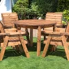 Charles Taylor: Four Seater Circular Table Set - Alton Garden Centre 2 Charles Taylor: Four Seater Circular Table Set - Alton Garden Centre -Konstsmidy Shop HB09 590x