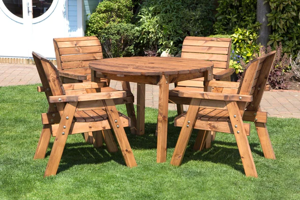 Charles Taylor: Four Seater Circular Table Set - Alton Garden Centre 3 Charles Taylor: Four Seater Circular Table Set - Alton Garden Centre