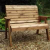 Charles Taylor: 2-Seater Traditional Bench - Alton Garden Centre