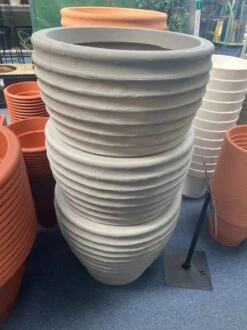 Morroccan Planter Medium 58cm - Stone - Alton Garden Centre -Konstsmidy Shop IMG 8174 rotated 1