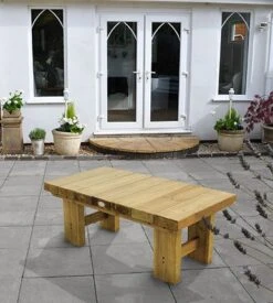Forest - Low Level Sleeper Table 1.2m - Alton Garden Centre