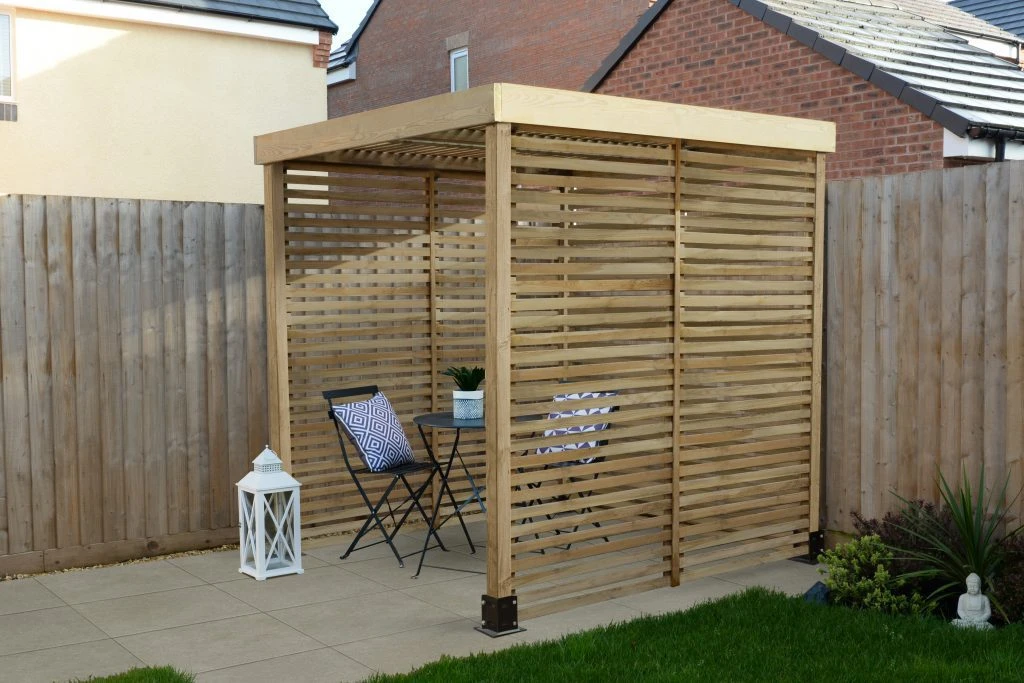 Forest - Modular Pergola With 3 Side Panel Pack - Alton Garden Centre 3 Forest - Modular Pergola With 3 Side Panel Pack - Alton Garden Centre