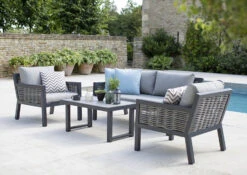 Bramblecrest - Portofino 2 Seat Sofa Set With Ceramic Top Coffee Table - Alton Garden Centre 5 Bramblecrest - Portofino 2 Seat Sofa Set With Ceramic Top Coffee Table - Alton Garden Centre -Konstsmidy Shop Port Sofa Set