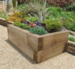 Forest -Sleeper Raised Bed - Alton Garden Centre -Konstsmidy Shop SLBED42 2 1