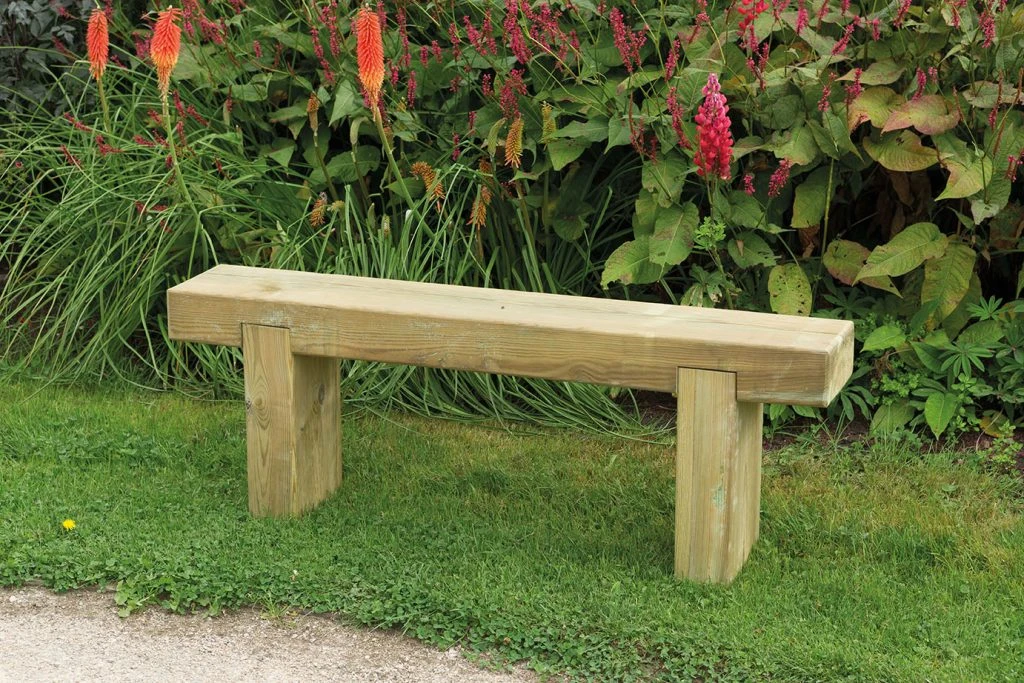 Forest - Sleeper Bench 1.2m - Alton Garden Centre 3 Forest - Sleeper Bench 1.2m - Alton Garden Centre