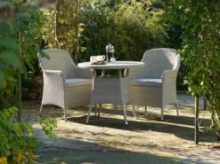 Bramblecrest - Tetbury 80cm Round Bistro Set - Nutmeg - Alton Garden Centre 9 Bramblecrest - Tetbury 80cm Round Bistro Set - Nutmeg - Alton Garden Centre -Konstsmidy Shop Tet B 2