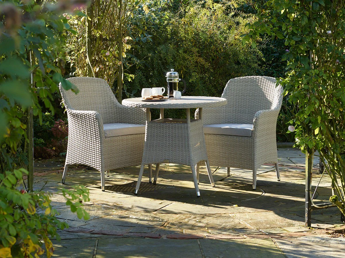 Bramblecrest - Tetbury 80cm Round Bistro Set - Nutmeg - Alton Garden Centre 6 Bramblecrest - Tetbury 80cm Round Bistro Set - Nutmeg - Alton Garden Centre - Image 4