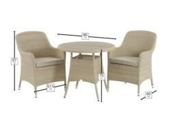 Bramblecrest - Tetbury 80cm Round Bistro Set - Nutmeg - Alton Garden Centre 7 Bramblecrest - Tetbury 80cm Round Bistro Set - Nutmeg - Alton Garden Centre -Konstsmidy Shop Tet B 4