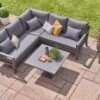 LIFE Outdoor Living: Timber Mini Corner Set With Height Adjustable Table - Alton Garden Centre 2 LIFE Outdoor Living: Timber Mini Corner Set With Height Adjustable Table - Alton Garden Centre -Konstsmidy Shop Timber mini corner sml
