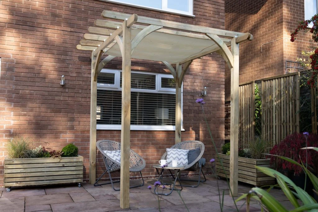 Forest - Ultima Pergola 2.4M With Canopy - Alton Garden Centre 3 Forest - Ultima Pergola 2.4M With Canopy - Alton Garden Centre