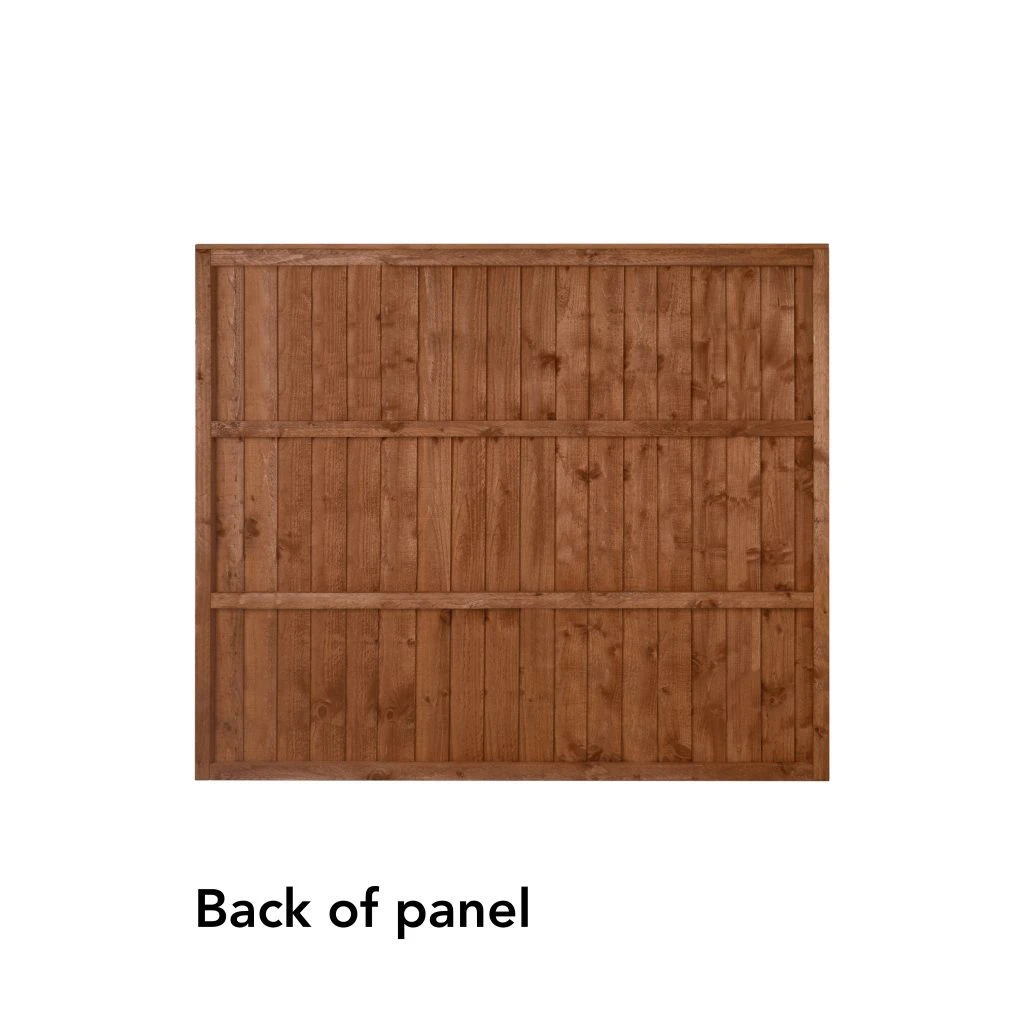 Forest - Dip Treated Closeboard Panel Brown 6ft X 5'6ft (1.83m X 1.70m) - Alton Garden Centre 5 Forest - Dip Treated Closeboard Panel Brown 6ft X 5'6ft (1.83m X 1.70m) - Alton Garden Centre - Image 3