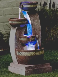 Azure Columns Water Feature - Alton Garden Centre