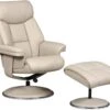 GFA - Biarritz Plush Faux Leather Swivel Recliner Armchair & Footstool - Bone - Alton Garden Centre 2 GFA - Biarritz Plush Faux Leather Swivel Recliner Armchair & Footstool - Bone - Alton Garden Centre -Konstsmidy Shop biarritz