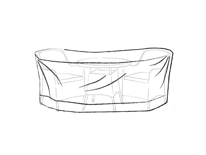 Bramblecrest - Rattan Round Bistro Table Set Cover - Alton Garden Centre 3 Bramblecrest - Rattan Round Bistro Table Set Cover - Alton Garden Centre