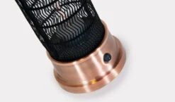 Kettler - Kalos Copper Electric Heater - Small 1500W - Alton Garden Centre -Konstsmidy Shop copper lantern on off button 1