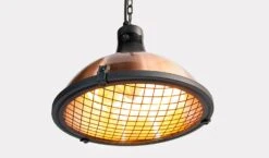 Kettler - Kalos Copper Heater - Pendant - Alton Garden Centre -Konstsmidy Shop copper pendant detail on