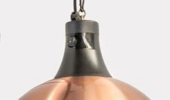 Kettler - Kalos Copper Heater - Pendant - Alton Garden Centre -Konstsmidy Shop copper pendant switch detail