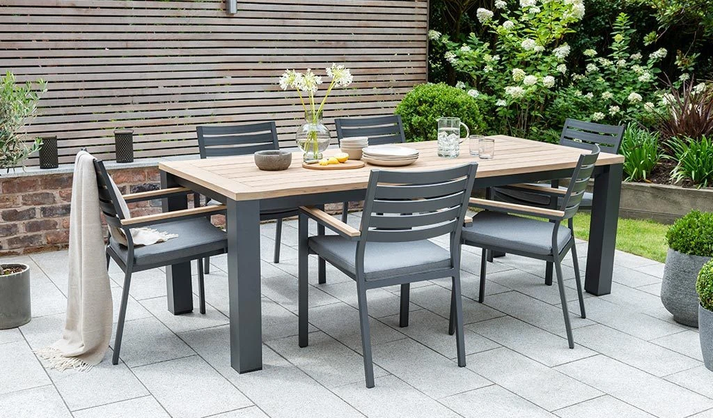 Kettler - Elba 6 Seat Dining Set Grey - Alton Garden Centre 3 Kettler - Elba 6 Seat Dining Set Grey - Alton Garden Centre