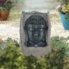 Enlightenment Buddha Water Feature - Alton Garden Centre -Konstsmidy Shop kelkay enlightenment stone effect fountain 600x600 1