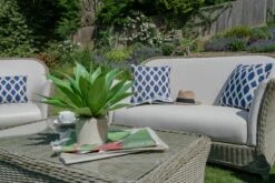 Bramblecrest - San Marie 2 Seater Sofa With All-Weather, Marine Faux Leather Upholstery, 2 Armchairs & Coffee Table - Prarie/Pearl - Alton Garden Centre 9 Bramblecrest - San Marie 2 Seater Sofa With All-Weather, Marine Faux Leather Upholstery, 2 Armchairs & Coffee Table - Prarie/Pearl - Alton Garden Centre -Konstsmidy Shop mont car sofa 4 scaled 1