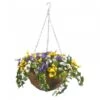 Smart Solar Artificial Easy Basket - Pansies 30cm - Alton Garden Centre -Konstsmidy Shop products 898391 5040054 1 2 3 600