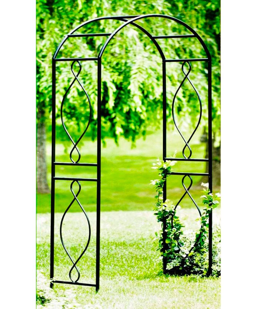 Panacea Arched Top Arch - Black - Alton Garden Centre 3 Panacea Arched Top Arch - Black - Alton Garden Centre