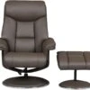 GFA Biarritz Swivel Recliner Chair With Footstool - Charcoal Plush Available Online Only Not In Store - Alton Garden Centre -Konstsmidy Shop products charcoal