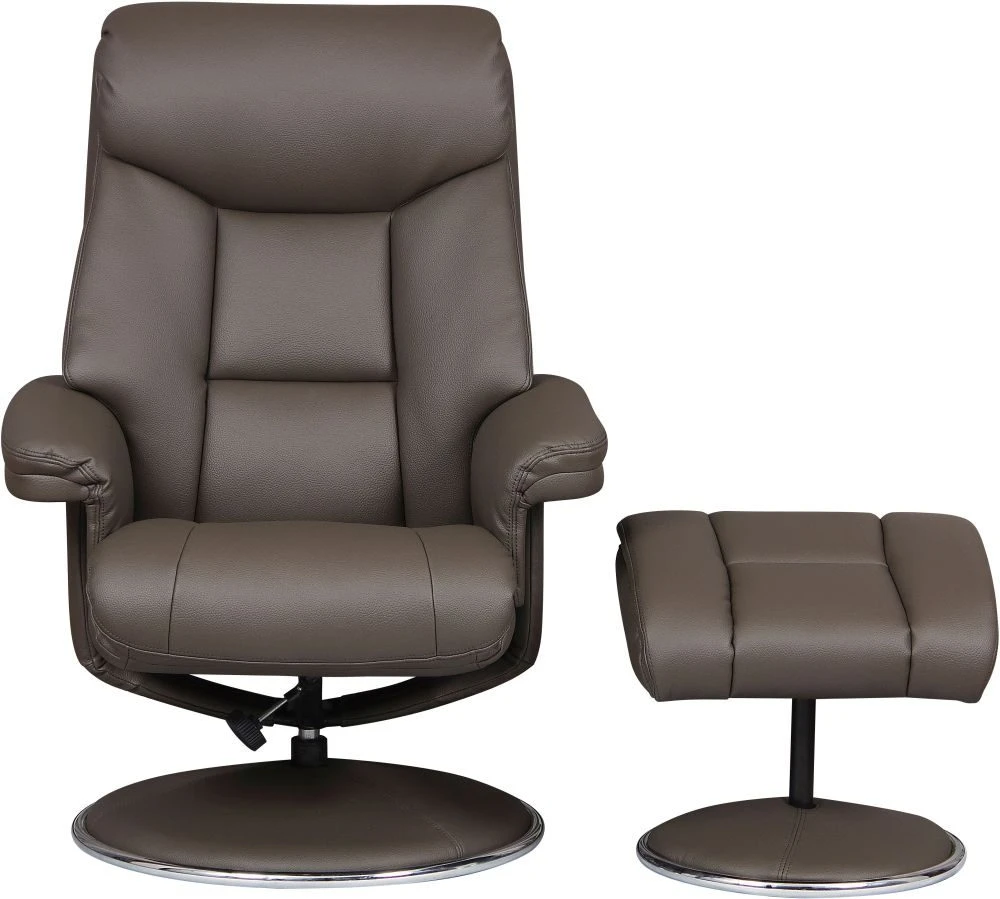 GFA Biarritz Swivel Recliner Chair With Footstool - Charcoal Plush Available Online Only Not In Store - Alton Garden Centre 3 GFA Biarritz Swivel Recliner Chair With Footstool - Charcoal Plush Available Online Only Not In Store - Alton Garden Centre