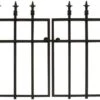 Panacea Classic Finial Fence Gate - Black - Alton Garden Centre 2 Panacea Classic Finial Fence Gate - Black - Alton Garden Centre -Konstsmidy Shop products classic finial fence gate