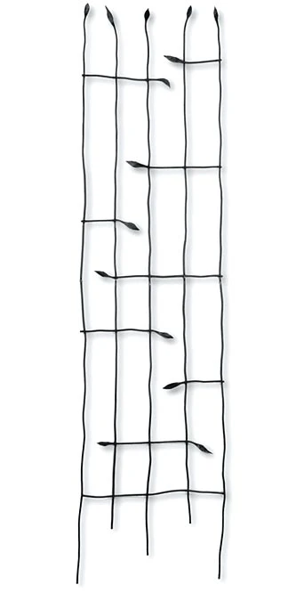 Panacea Forged Twig Trellis With Leaves - Black - Alton Garden Centre 3 Panacea Forged Twig Trellis With Leaves - Black - Alton Garden Centre