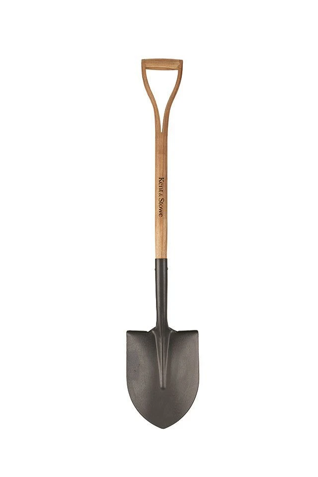 Kent & Stowe Carbon Steel Round Nose Shovel - Alton Garden Centre 3 Kent & Stowe Carbon Steel Round Nose Shovel - Alton Garden Centre