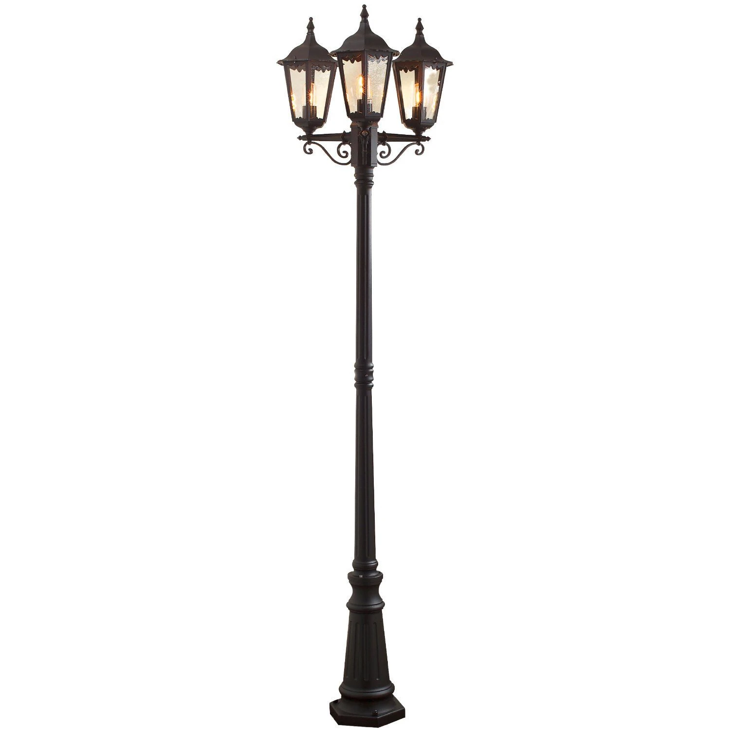 Konstsmide Firenze 7217-750 Column Light - Matt Black - Alton Garden Centre 3 Konstsmide Firenze 7217-750 Column Light - Matt Black - Alton Garden Centre