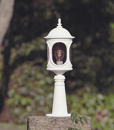 Konstsmide Junior 574-250 Outdoor Pole - Matt White - Alton Garden Centre 4 Konstsmide Junior 574-250 Outdoor Pole - Matt White - Alton Garden Centre - Image 2