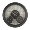 Outside In Exeter Wall Clock & Thermometer 15" - Black - Alton Garden Centre -Konstsmidy Shop products prodzoomimg10747
